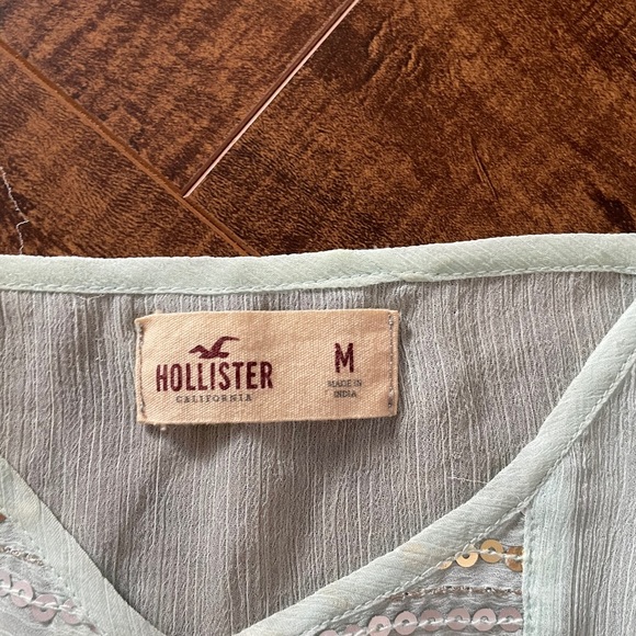 Pretty detailed mint cami top - Picture 5 of 6